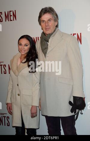 Dominique Desseigne partecipa alla prima del film "The Monuments Men" tenuto al Cinema UGC Normandie di Parigi, Francia, il 12 febbraio 2014. Foto di Nicolas Briquet/ABACAPRESS.COM Foto Stock