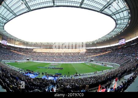 Vista generale prima del Torneo Rugby RBS 6 Nations, Francia contro Irlanda allo Stade de France a Saint-Denis sobborgo di Parigi, Francia il 15 marzo 2014. Foto di Philippe Montigny/ABACAPRESS.COM Foto Stock