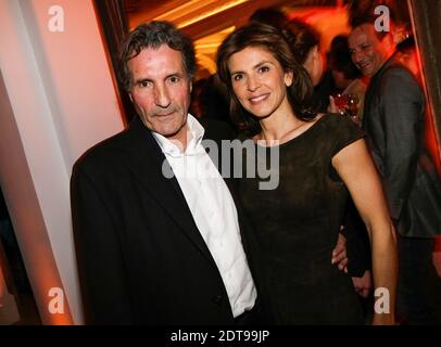 Jean-Jacques Bourdin e sua moglie Anne Nivat hanno partecipato alla festa di apertura dell'Hotel Vernet a Parigi, in Francia, il 20 marzo 2014. Foto di ABACAPRESS.COM Foto Stock