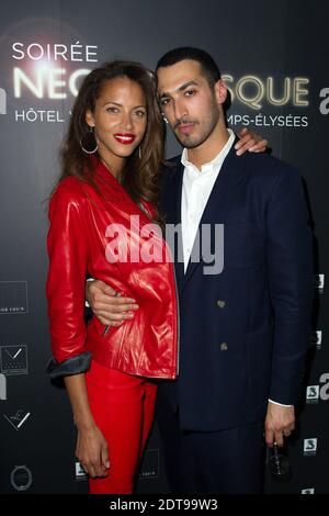 Noemie Lenoir partecipa alla festa di Neo Burlesque che si è tenuta all'Hotel Vernet a Parigi, in Francia, il 20 marzo 2014. Foto di Laurent Zabulon/ABACAPRESS.COM Foto Stock