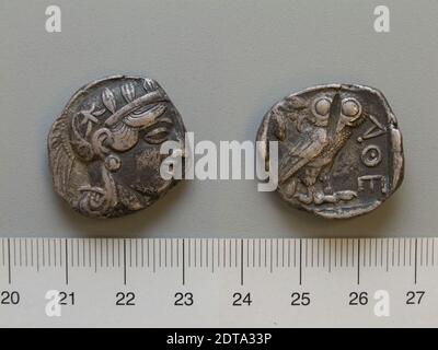 Menta: Clarentza, Tetradrachm da Clarentza, ca. 430/420 a.C., Argento, 16.74 g, 9:00, 25.5 mm, fabbricato in Clarentza, Peloponneso, Greco, Numismatica Foto Stock