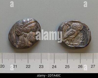 Menta: Clarentza, moneta da Clarentza, 420 a.C., Argento, 17.18 g, 9:00, 26.0 mm, Made in Clarentza, Peloponneso, Greco, Numismatica Foto Stock