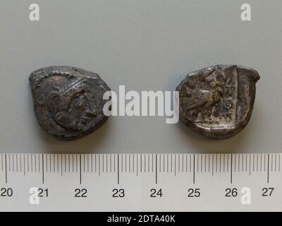 Menta: Clarentza, moneta da Clarentza, 420 a.C., Argento, 16.88 g, 12:00, 24.1 mm, Made in Clarentza, Peloponneso, Greco, Numismatica Foto Stock