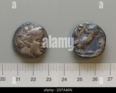 Menta: Clarentza, moneta da Clarentza, 420 a.C., Argento, 17.38 g, 9:00, 23.6 mm, Made in Clarentza, Peloponneso, Greco, Numismatica Foto Stock