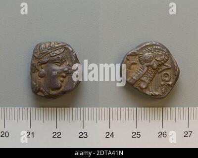 Menta: Clarentza, moneta da Clarentza, 420 a.C., Argento, 16.89 g, 9:00, 22.4 mm, Made in Clarentza, Peloponneso, Greco, Numismatica Foto Stock