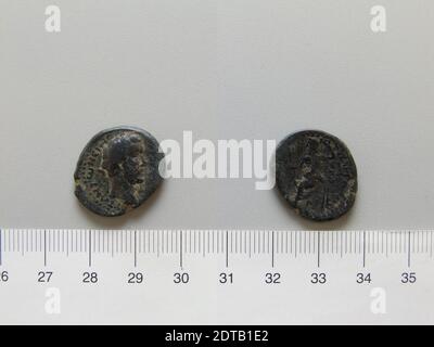 Governatore: Antonio Pio, Zecca: Tarso, moneta di Antonio Pio, Imperatore di Roma da Tarso, 138–61 d.C., Bronzo, 6.49 g, 12:00, 21.4 mm, fatto a Tarso, Cilicia, Romano, II secolo, Numismatica Foto Stock