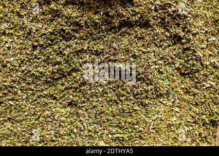 Struttura delle erbe della Provenza macinate Foto Stock