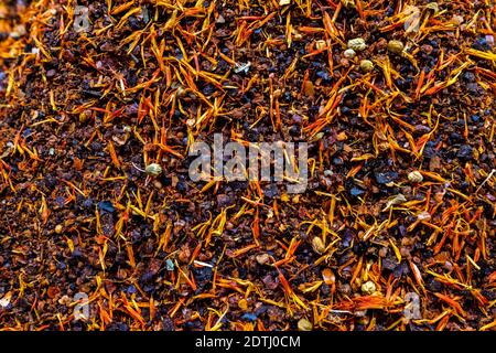 Mix di spezie varie Foto Stock