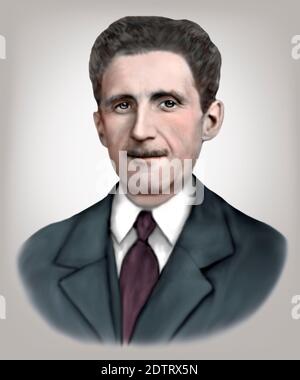 George Orwell 1903-1950 scrittore inglese Foto Stock