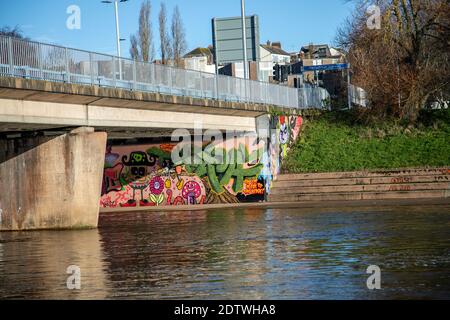 Arte del ponte Foto Stock