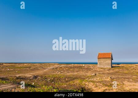 Bella camera Tuy Hoa città in Vietnam. Foto paesaggio con cielo blu. Capitale della provincia di Phu Yen. Foto Stock