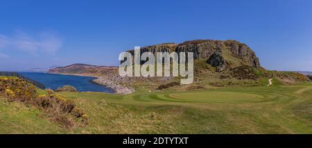 L'isola di Arran è un'isola al largo della costa occidentale della Scozia. E' l'isola piu' grande del Firth of Clyde e la settima isola piu' grande della Scozia. Foto Stock