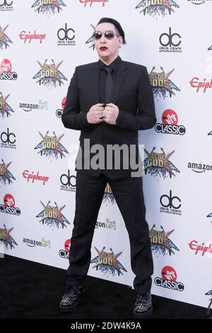 Marilyn Manson partecipa al Sesto annuale Revolver Golden Gods Award Show al Club Nokia di Los Angeles, CA, USA, il 23 aprile 2014. Foto di Julian da Costa/ABACAPRESS.COM Foto Stock