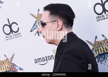 Marilyn Manson partecipa al Sesto annuale Revolver Golden Gods Award Show al Club Nokia di Los Angeles, CA, USA, il 23 aprile 2014. Foto di Julian da Costa/ABACAPRESS.COM Foto Stock