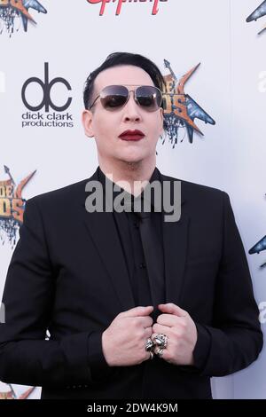 Marilyn Manson partecipa al Sesto annuale Revolver Golden Gods Award Show al Club Nokia di Los Angeles, CA, USA, il 23 aprile 2014. Foto di Julian da Costa/ABACAPRESS.COM Foto Stock