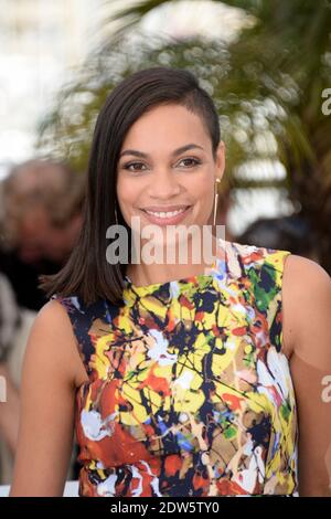 Rosario Dawson partecipa alla fotocellula per i cortometraggi che si è tenuta il 16,2014 maggio al Palais Des Festivals di Cannes, in Francia, nell'ambito del Settimo Festival del Cinema di Cannes. Foto di Nicolas Briquet/ABACAPRESS.COM Foto Stock