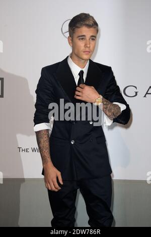 Justin Bieber arriva al 21° Cinema contro l'AIDS di AmfAR presentato da Worldview, Bold Films e Bvlgari all'Hotel du Cap-Eden-Roc a Cap d'Antibes, Francia, il 22 maggio 2014. Foto di Lionel Hahn/ABACAPRESS.COM Foto Stock