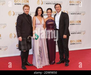 Bowler Grant, Jaime Murray, Julie Benz, Tony Curran in arrivo alla 54esima cerimonia di chiusura del Festival TV di Monte Carlo a Monaco il 11 giugno 2014. Foto di Marco Piovanotto/ABACAPRESS.COM Foto Stock