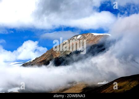 Monte Altai Tavan Bogd Foto Stock