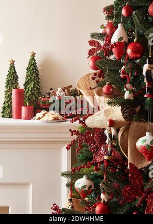 Questa foto mostra decorazione di Natale Foto Stock