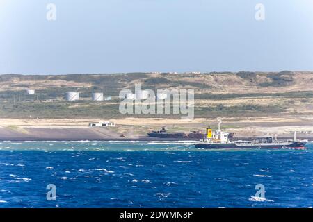 Iwo Jima che si trova a sud delle Isole Bonin. Insieme ad altre isole, formano l'arcipelago di Ogasawara, in Giappone Foto Stock