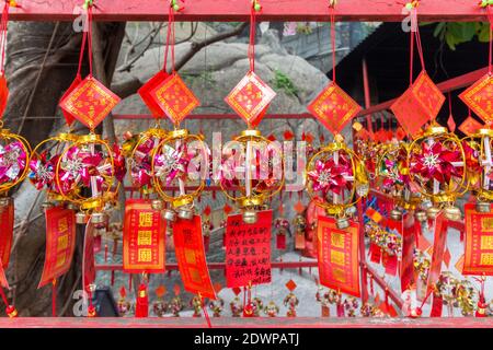 All'interno del Tempio A ma a Macao, Cina Foto Stock