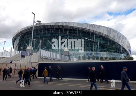 Tottenham Hotspur , White Hart Lane Stadium, Londra, Inghilterra. Foto Stock
