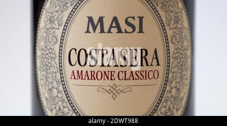 Masi Costasera Amarone della Valpolicella Classico bottiglia di vino closeup Foto Stock