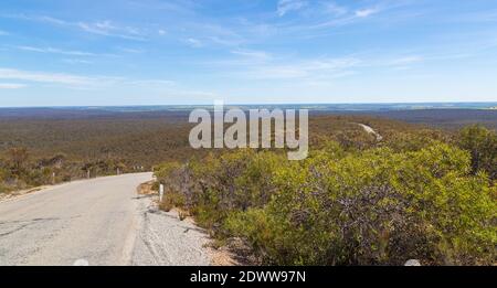 L'incredibile paesaggio nel Stirling Range Nationalpark a nord di Albany nel sud-ovest dell'Australia Foto Stock