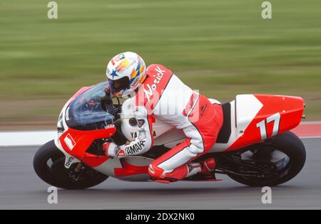 Norick Abe (JPN), Yamaha 500, GP di Germania , Nürburgring, 1995 Foto Stock
