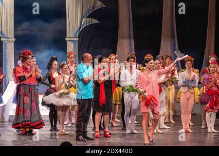 Il Cuban National Ballet esegue "Cenerentola", Santa Clara, Cuba Foto Stock