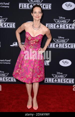 Kimberly Williams-Paisley partecipa alla prima di "Planes: Fire & Rescue" di Disney al Teatro El Capitan il 15 luglio 2014 a Los Angeles, California, USA. Foto di Lionel Hahn/ABACAPRESS.COM Foto Stock