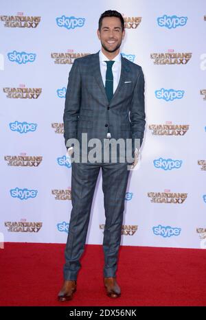 Zachary Levi partecipa alla prima mondiale dei "Guardiani della galassia" di Marvel al Dolby Theatre di Los Angeles, California, USA il 21 luglio 2014. Foto di Lionel Hahn/ABACAPRESS.COM Foto Stock
