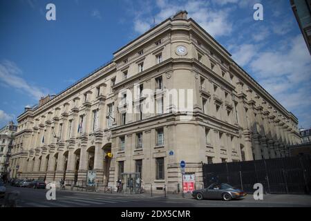 Vista esterna di la Poste du Louvre, a Parigi, Francia. 26 luglio 2014. Foto di Edouard Grandjean/ ABACAPRESS.COM Foto Stock