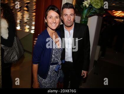 Alexia Laroche-Joubert e Laurent Guyot partecipano alla festa per celebrare il 10° anniversario dell'Hotel de Sers, a Parigi, Francia, il 10 settembre 2014. Foto di Jerome Domine/ABACAPRESS.COM Foto Stock