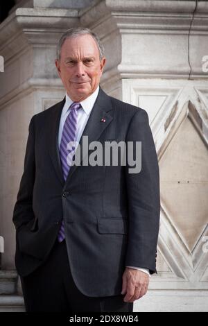 L'ex sindaco di New York Michael Bloomberg ha ricevuto il 17 settembre 2014 dal sindaco di Parigi Anne Hidalgo, presso l'Hotel de vile, a Parigi. Foto di Audrey Poree/ABACAPRESS.COM Foto Stock