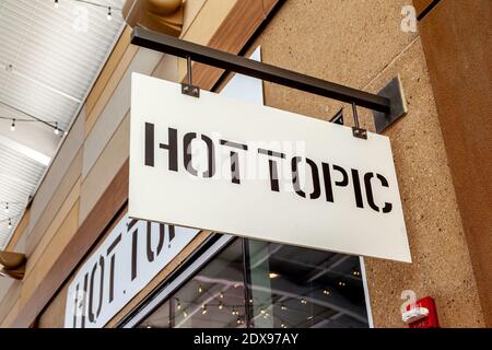 Il negozio Hot Topic si trova a Niagara-on-the-Lake, Ontario, Canada Foto Stock