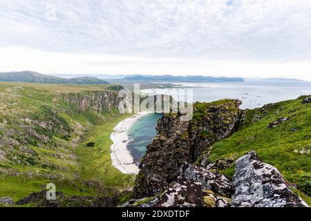 Splendido paesaggio a Matind, Andoya, Norvegia Foto Stock