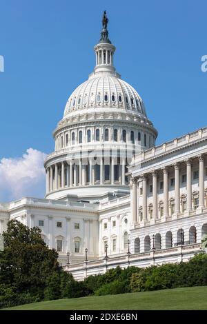 USA, Washington DC, Campidoglio degli Stati Uniti su Capitol Hill Foto Stock
