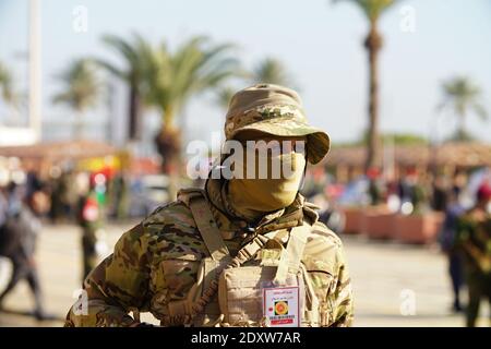 Tripoli, Libia, 24 dicembre 2020, i preparativi per iniziare la celebrazione. Credit: Hussein Eddeb/Alamy Live News Foto Stock