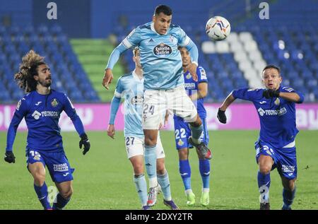 Jeison Murillo di Celta de Vigo durante il campionato spagnolo La Liga tra Getafe CF e Celta de Vigo il 2 dicembre / LM Foto Stock