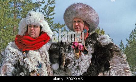 SPIE COME US 1985 Warner Bros. Immagini film con Dan Aykroyd a sinistra e Chevy Chase Foto Stock