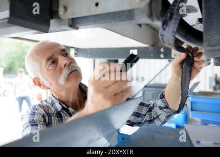 parte industriale automobilistica in fabbrica Foto Stock