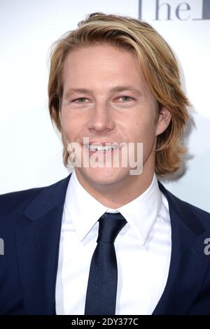 Luke Bracey partecipa alla prima di Relativity Studios The Best of Me al Regal Cinemas L.A. In diretta il 7 ottobre 2014 a Los Angeles, California, USA. Foto di Lionel Hahn/ABACAPRESS.COM Foto Stock