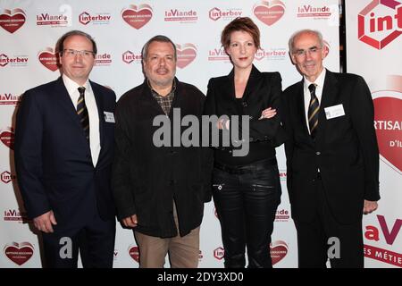 Perico Legasse e Natacha Polony hanno partecipato al 'Pot-Au-Feu Des Celebrites' al ristorante Louchebem di Parigi, Francia, il 16 ottobre 2013. Foto di Audrey Poree/ABACAPRESS.COM Foto Stock