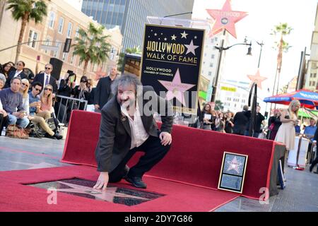 Peter Jackson è onorato con una stella sulla Hollywood Walk of Fame a Los Angeles, California, USA, l'8 dicembre 2014. Foto di Lionel Hahn/ABACAPRESS.COM Foto Stock