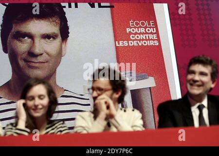 L'ex ministro francese dell'Economia Arnaud Montebourg partecipa alla Conferenza Berryer a la Mutualite, a Parigi, in Francia, il 11 dicembre 2014. Foto di Stephane Lemouton/ABACAPRESS.COM Foto Stock