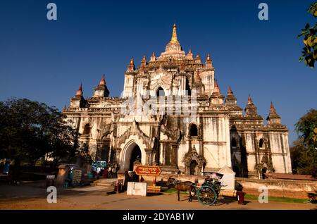 Thatbyinnyu tempio. Bagan, Myanmar. Foto Stock