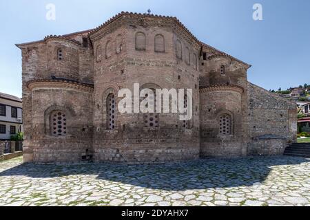 Chiesa di Santa Sofia, Ohrid, Macedonia (FYROM)), Repubblica di Macedonia del Nord Foto Stock