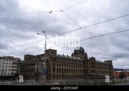 Immagine di Praga, capitale della Repubblica Ceca. Ilustration de Prague, capitale de la Republique assegno. Foto Stock